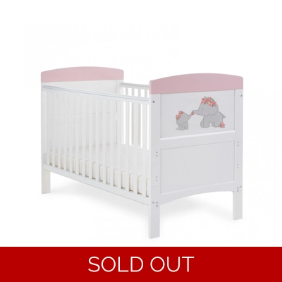 Obaby Grace Inspire Cot Bed - ME and MINI ME Pink